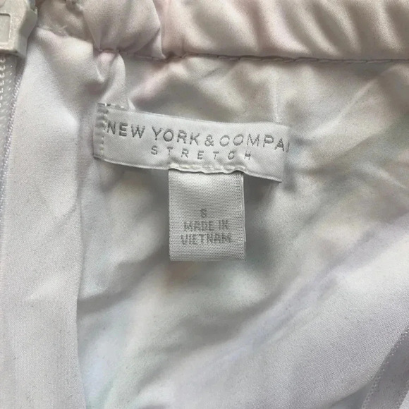 New York And Company Pastel Rainbow Stripe Halter Dress Size Small - Picture 8 of 14